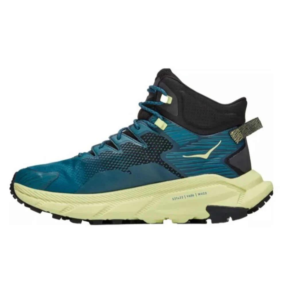 HOKA Men's Trail Code GTX‎ Hiking Boots, Blue Graphite, 14